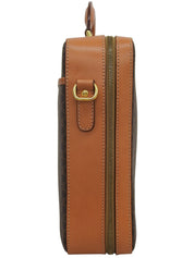 黑色沥青图案两用公文包