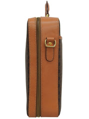 黑色沥青图案两用公文包