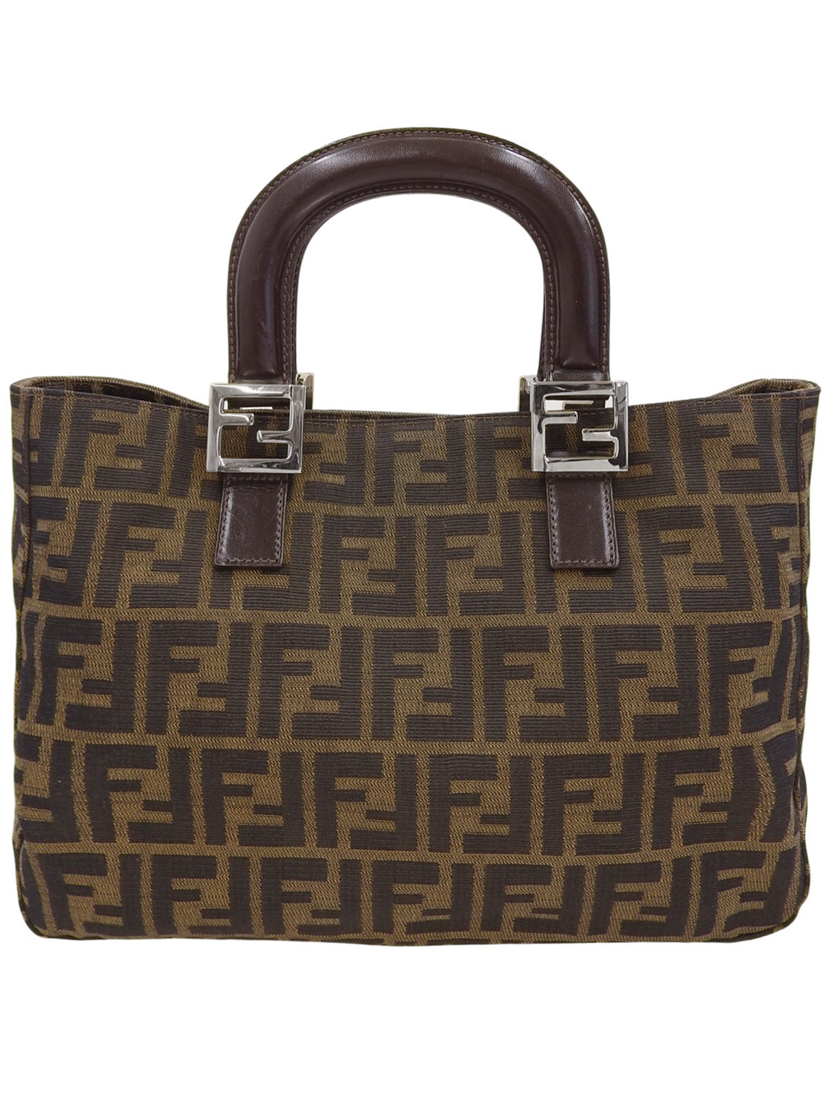 FF Zucca pattern handbag in brown