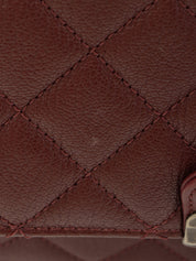 2016年頃製 スクエアCCマークプレート2wayバッグ ボルドー