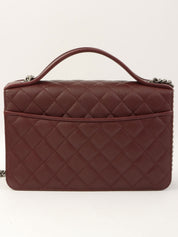 2016年頃製 スクエアCCマークプレート2wayバッグ ボルドー