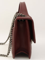 2016年頃製 スクエアCCマークプレート2wayバッグ ボルドー