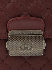 2016年頃製 スクエアCCマークプレート2wayバッグ ボルドー