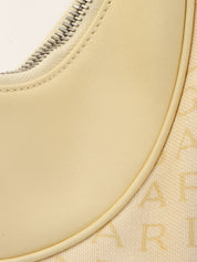 标识狂潮迷你手提包 奶油黄