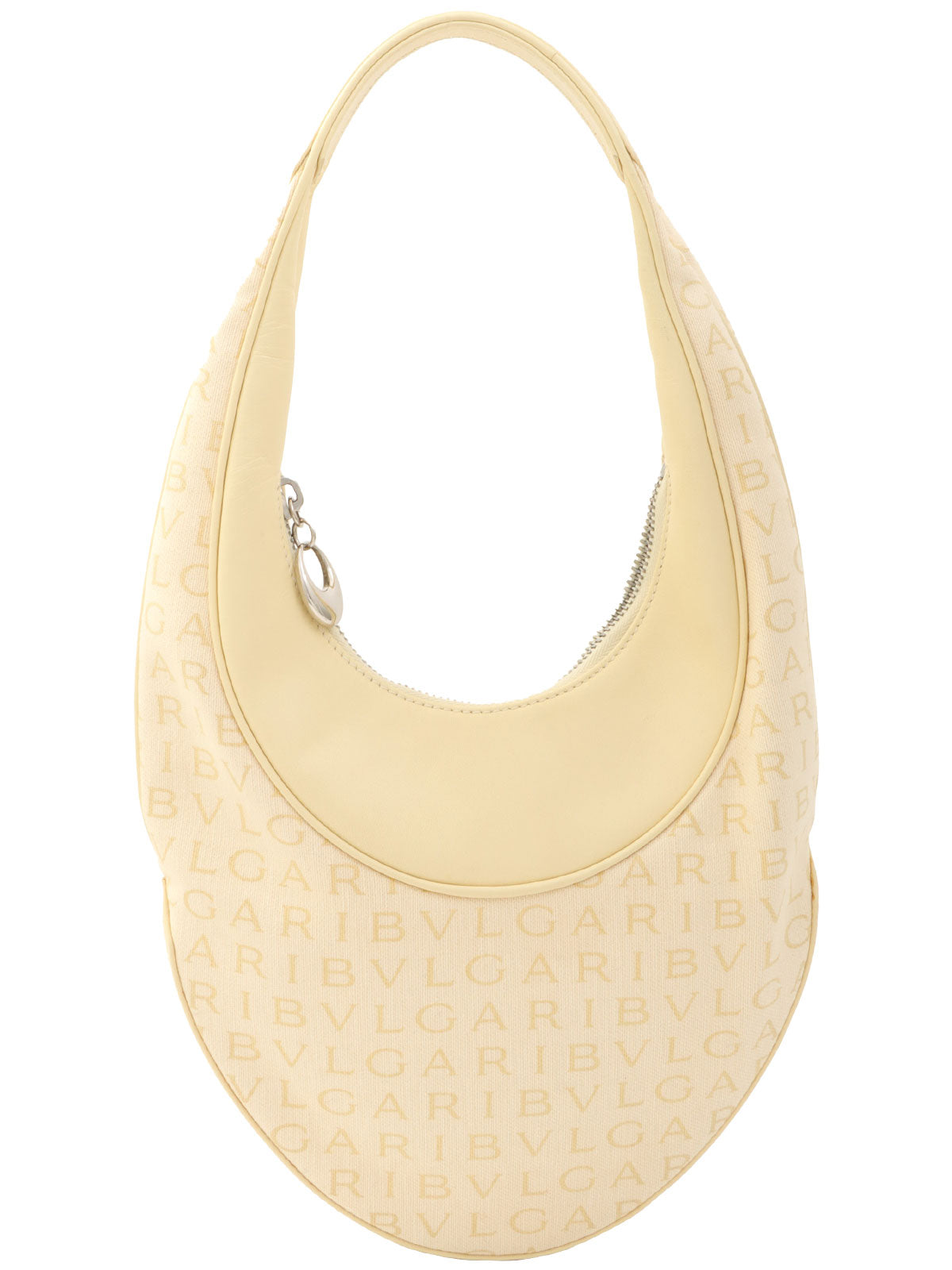 标识狂潮迷你手提包 奶油黄