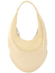 标识狂潮迷你手提包 奶油黄