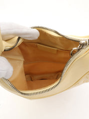 标识狂潮迷你手提包 奶油黄