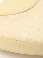 标识狂潮迷你手提包 奶油黄
