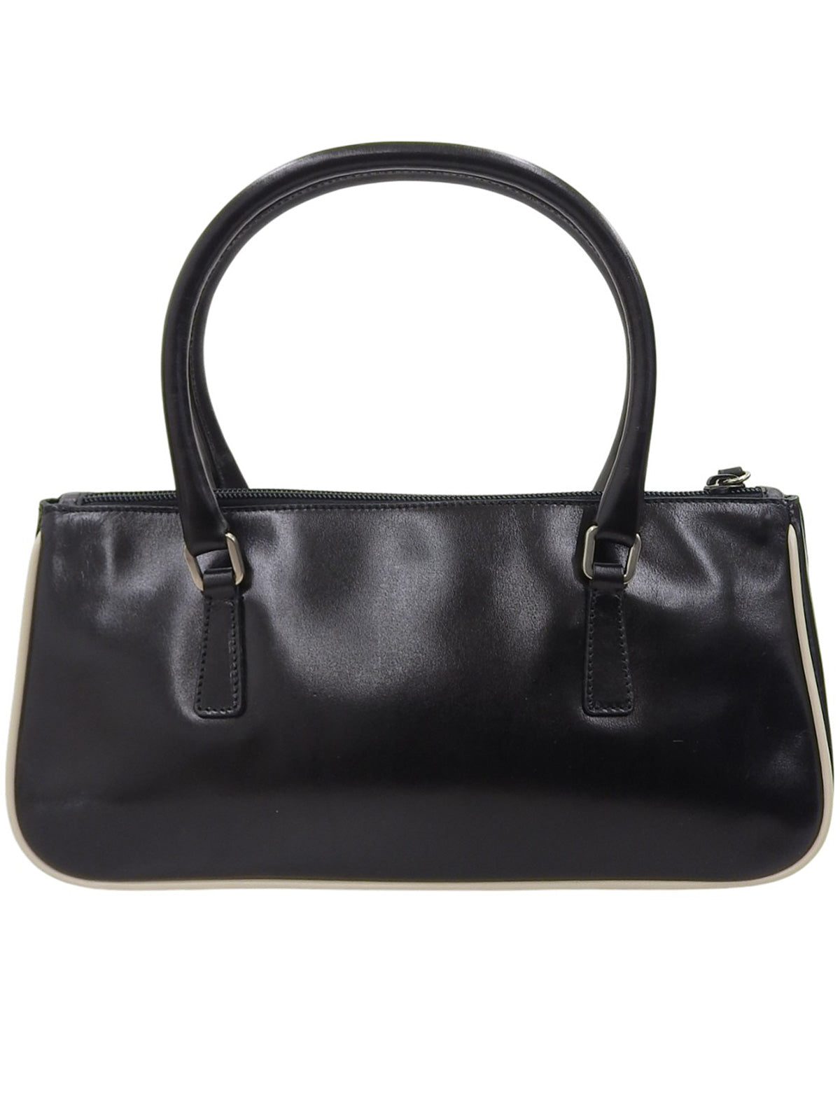 ロゴエンボスハンドバッグ ブラック