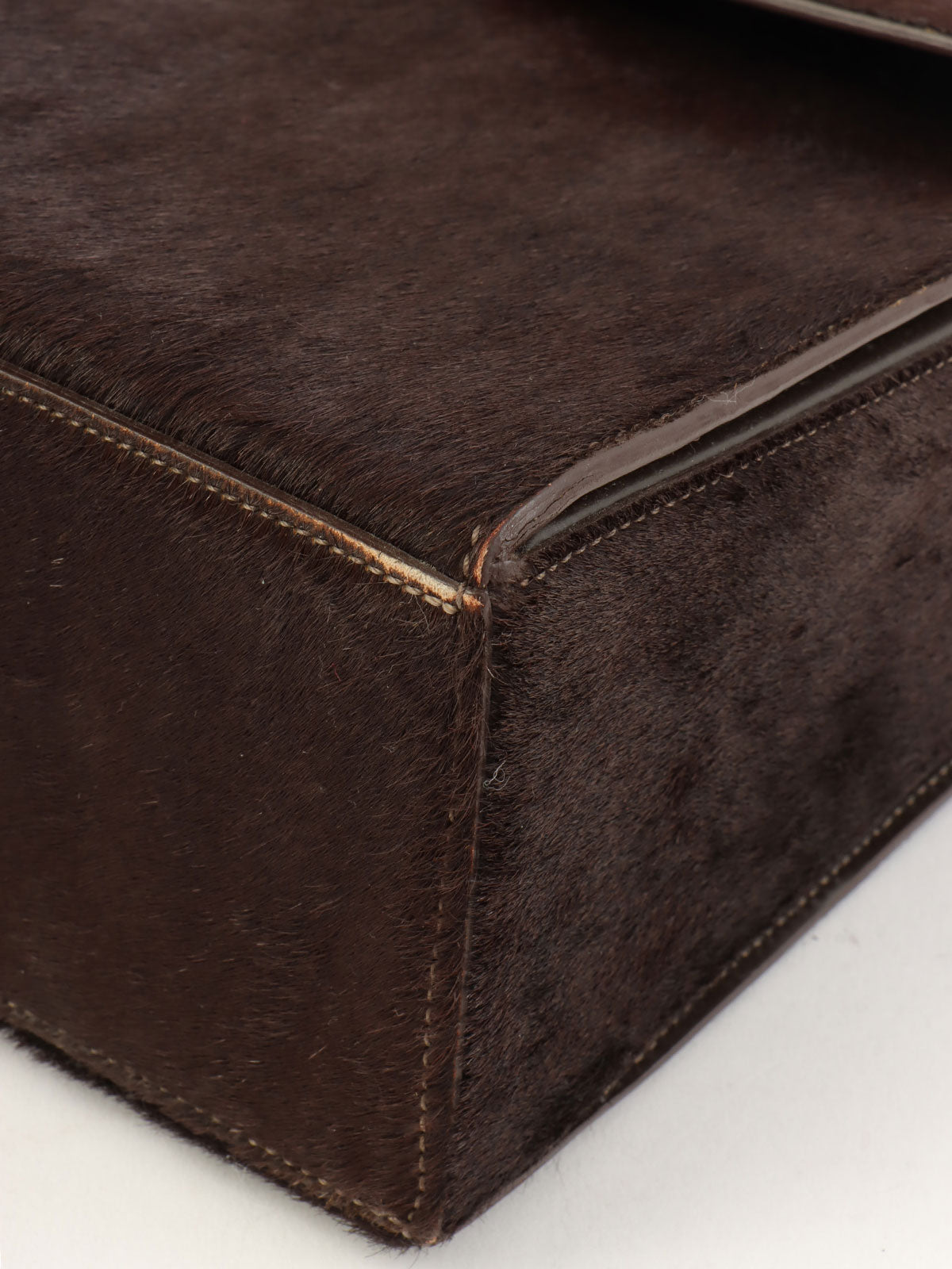 Harako Panther Handbag Dark Brown