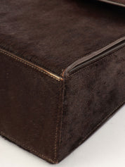 Harako Panther Handbag Dark Brown