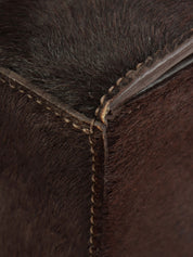 Harako Panther Handbag Dark Brown