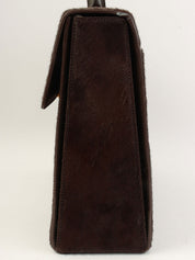 Harako Panther Handbag Dark Brown