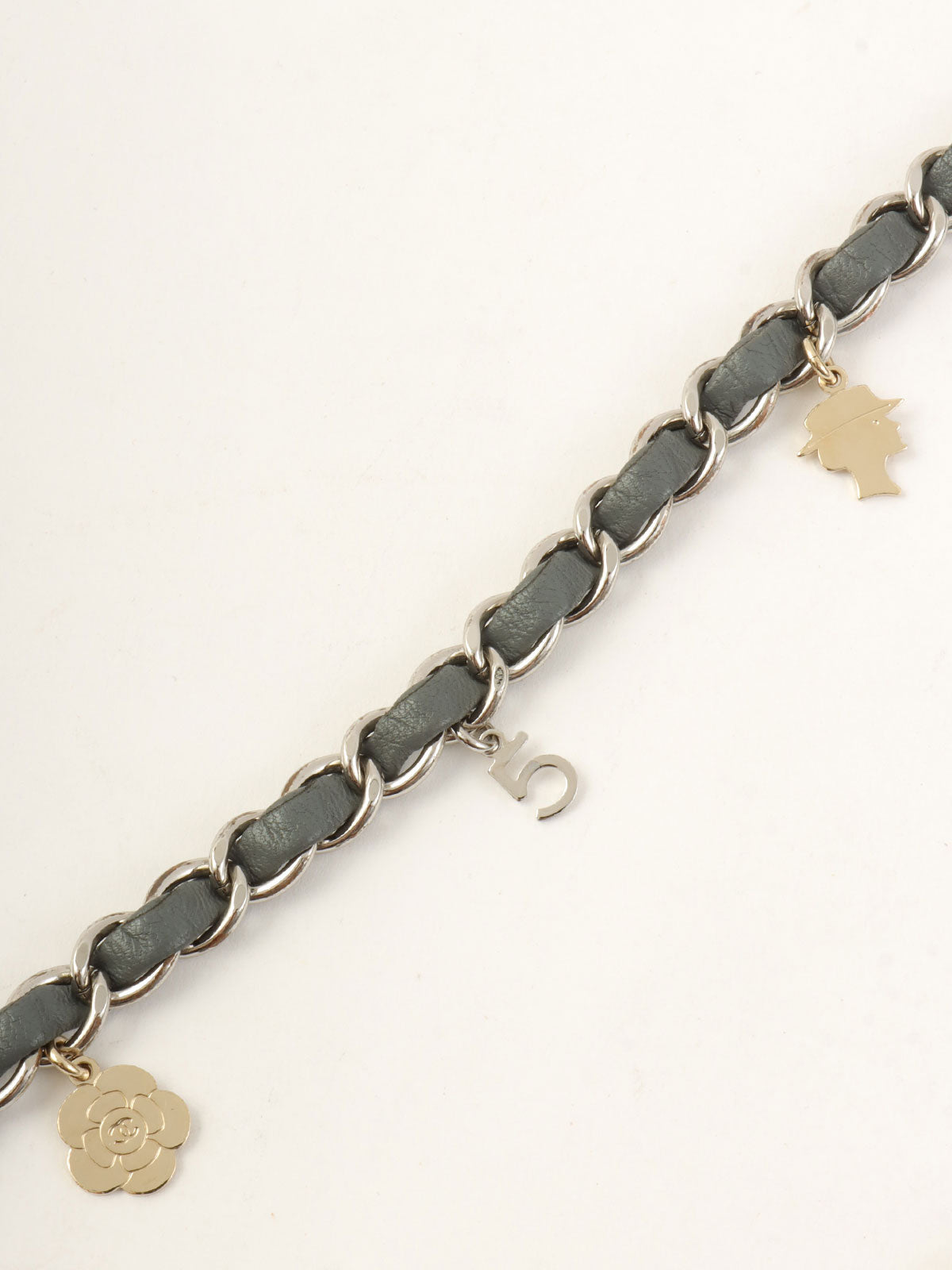 2017款 Tweed Icon Charm CC Turnlock 链条包，黄/灰/多色