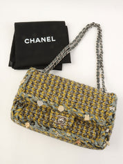 2017款 Tweed Icon Charm CC Turnlock 链条包，黄/灰/多色