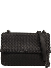 イントレチャートチェーンショルダーバッグ ブラック