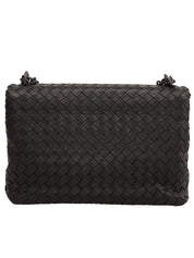 イントレチャートチェーンショルダーバッグ ブラック