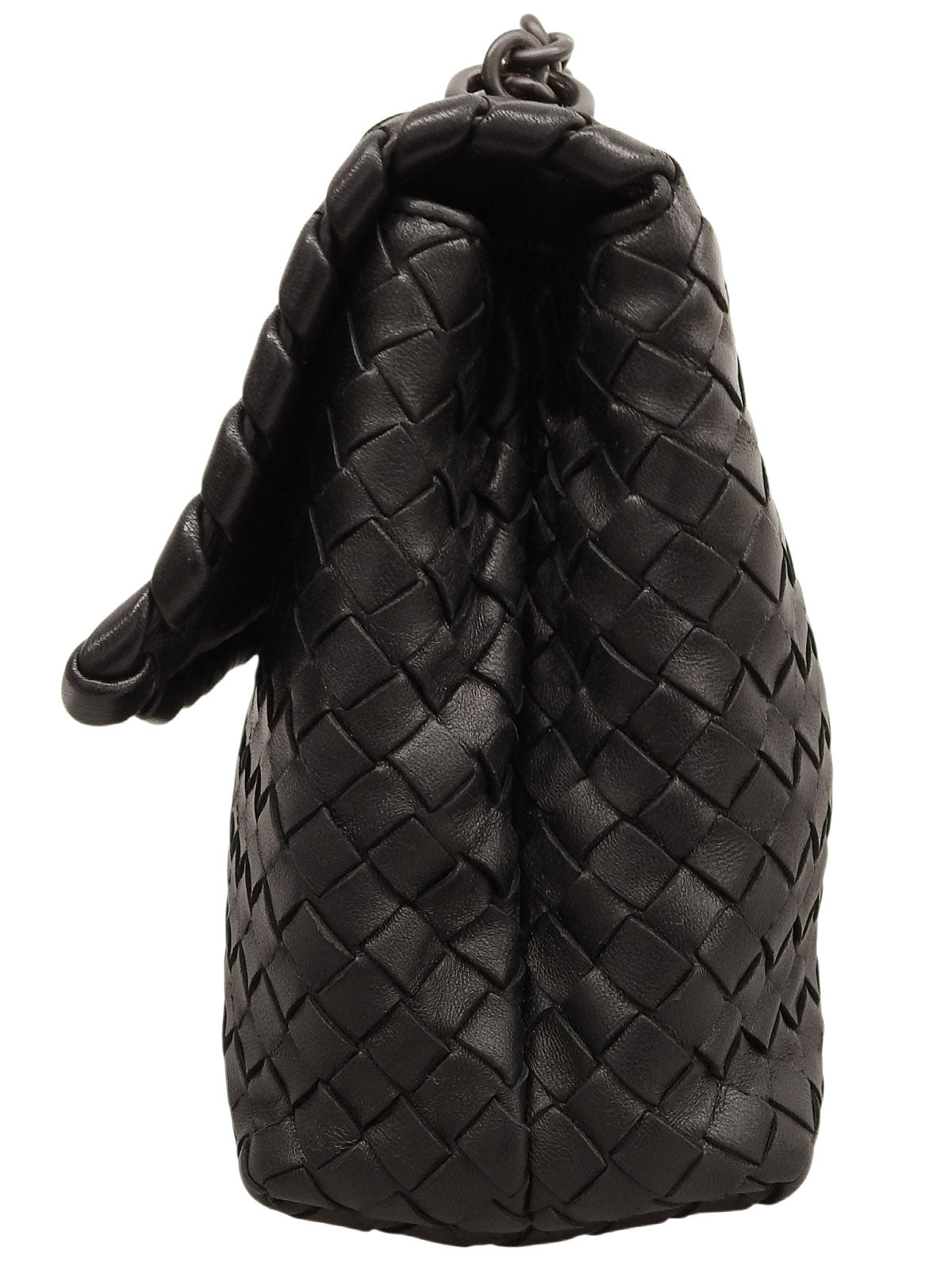 イントレチャートチェーンショルダーバッグ ブラック