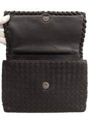 イントレチャートチェーンショルダーバッグ ブラック