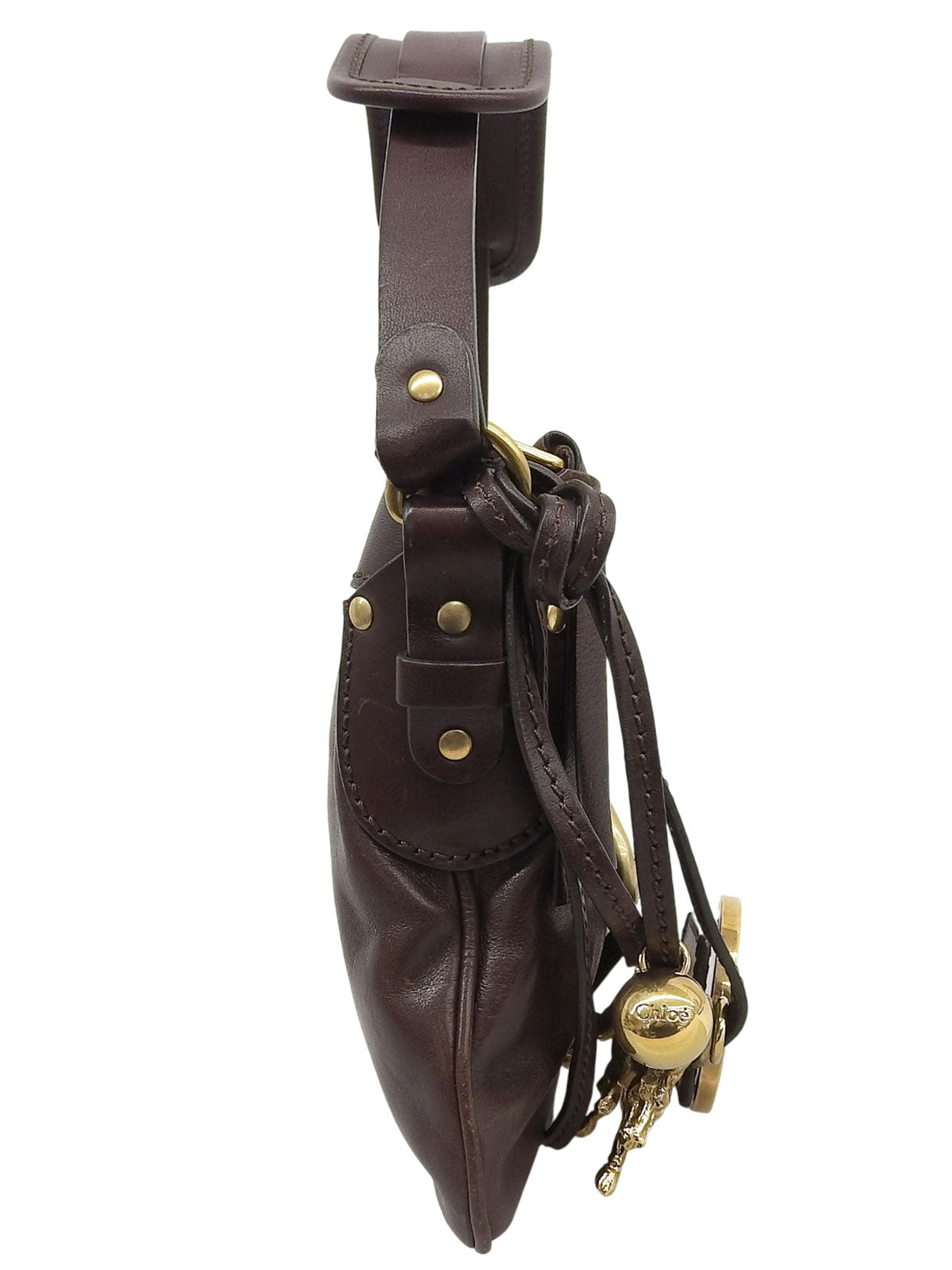 ケララホースシューチャームワンショルダーバッグ ブラウン