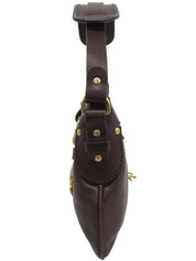 ケララホースシューチャームワンショルダーバッグ ブラウン