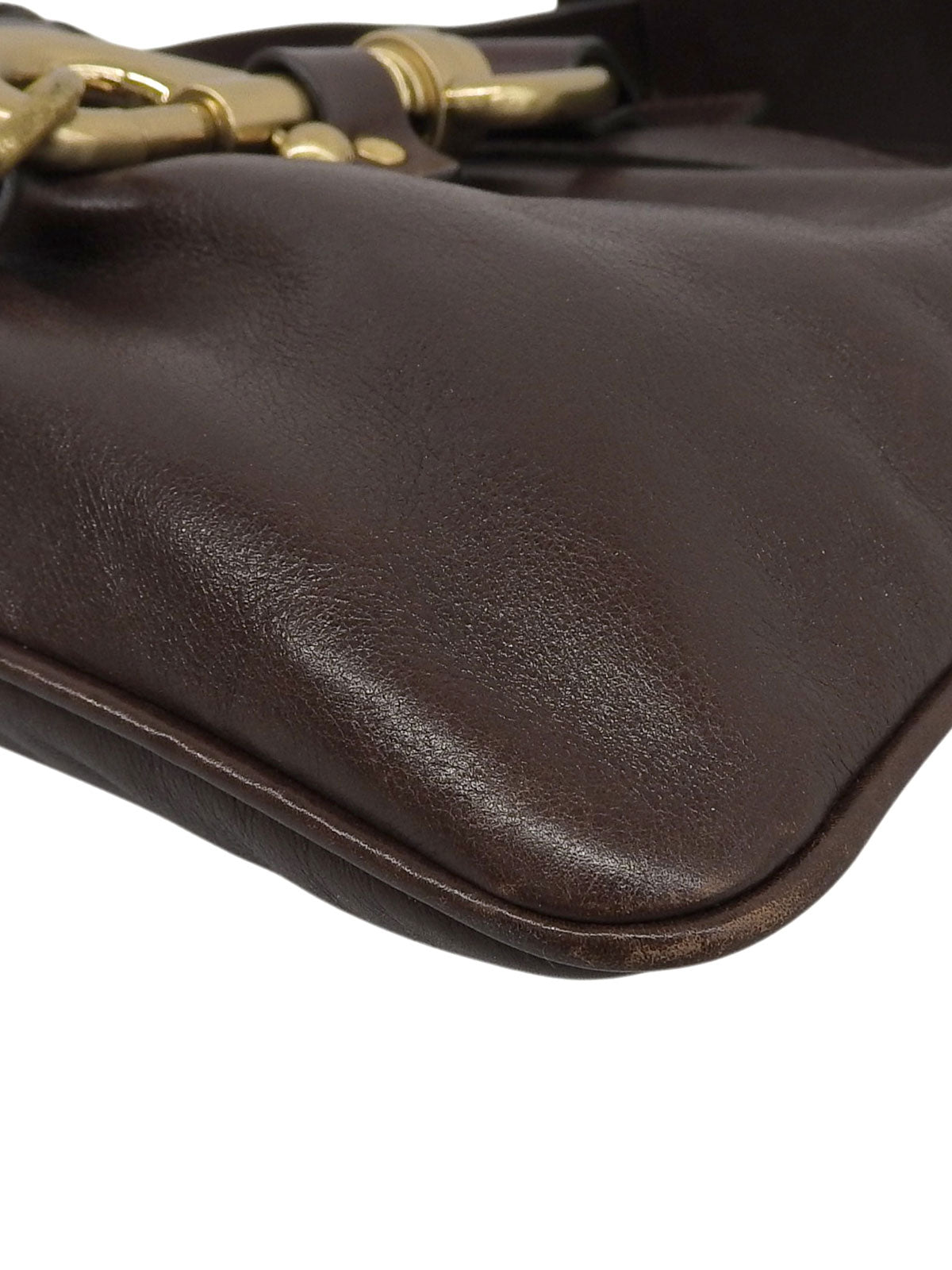 ケララホースシューチャームワンショルダーバッグ ブラウン