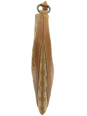 米色帆布 GG 图案单肩包