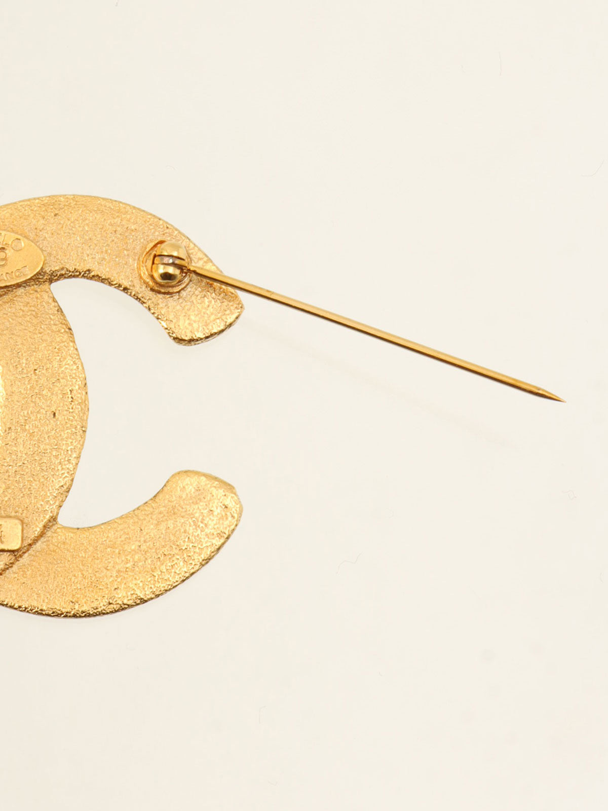1994 CC Mark Brooch, Gold