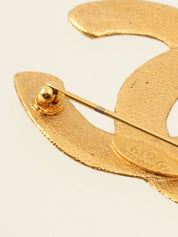 1994 CC Mark Brooch, Gold