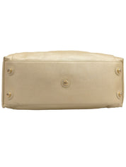 Logo Charm Handbag Champagne Gold