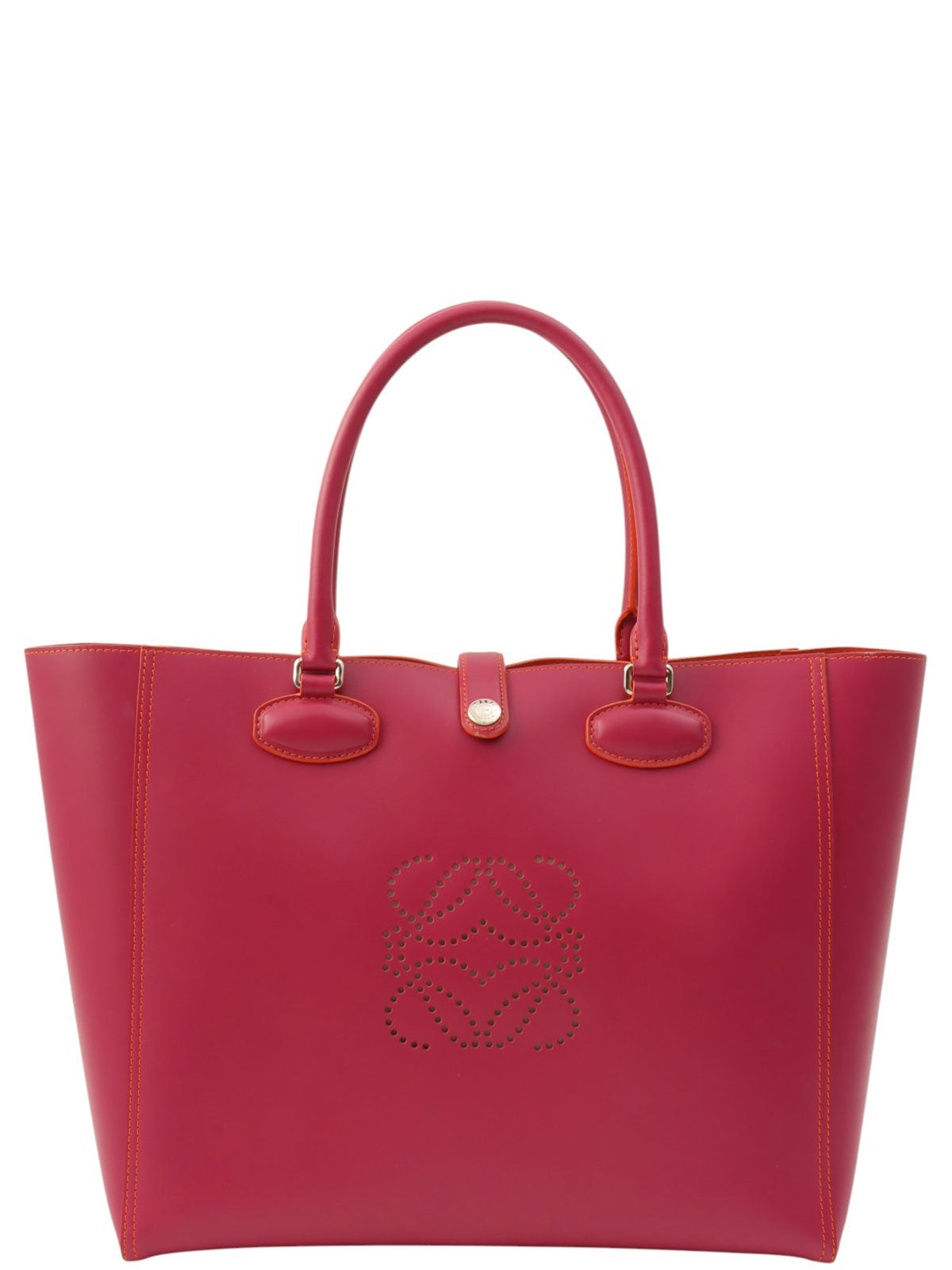 Anagram Tote Bag Purple/Orange