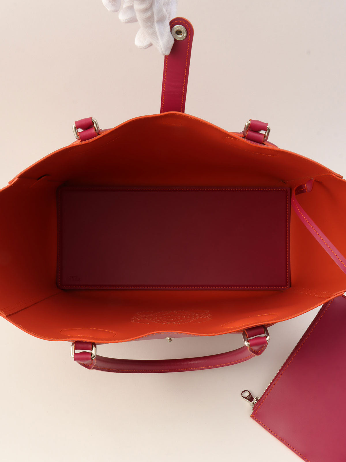 Anagram Tote Bag Purple/Orange
