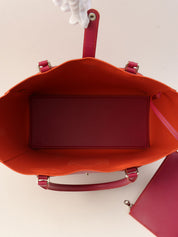 Anagram Tote Bag Purple/Orange