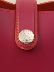 Anagram Tote Bag Purple/Orange