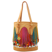 2006年产 Monogram Multicolore Bucket Frange 白色/多色