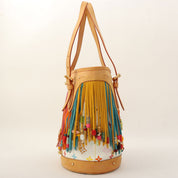 2006年产 Monogram Multicolore Bucket Frange 白色/多色