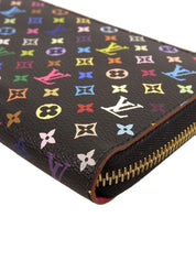 2014 Monogram Multicolore Zippy Wallet Noir