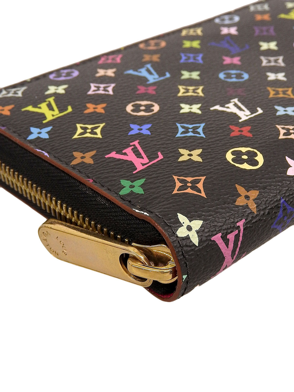 2014 Monogram Multicolore Zippy Wallet Noir