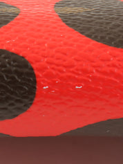 2012 Yayoi Kusama Collaboration Zippy Wallet Brown/Red