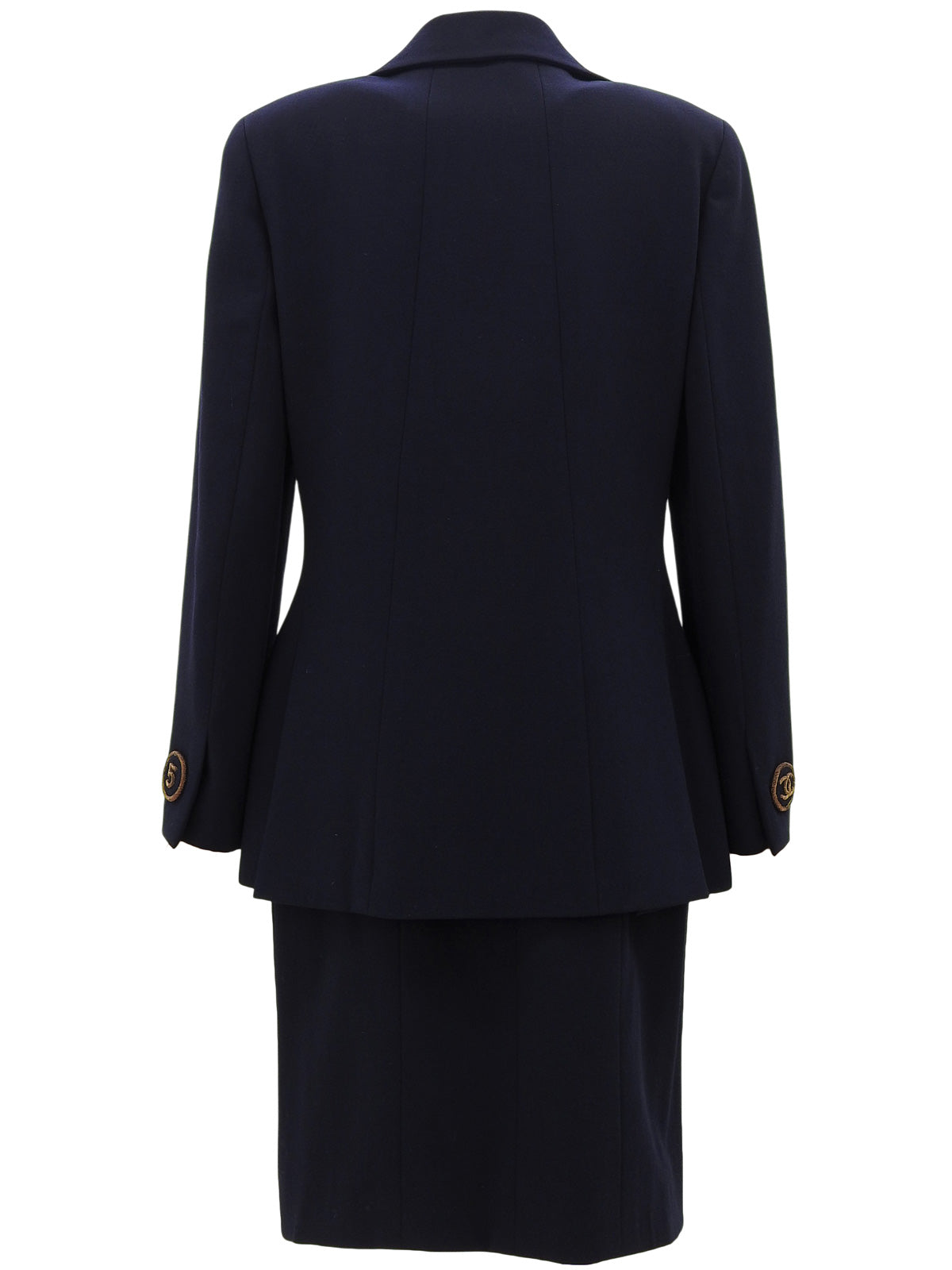 海军羊毛 CC 标志纽扣套装