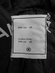 シルクファーダウンジャケット ブラック