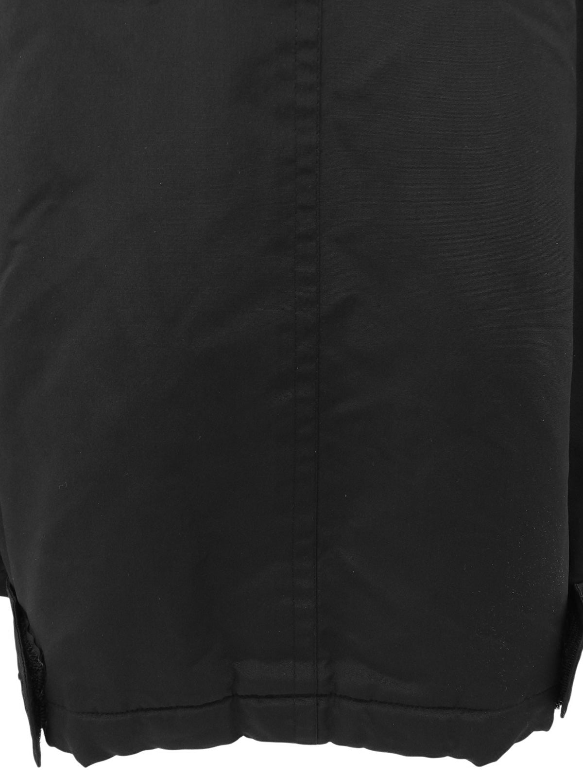 シルクファーダウンジャケット ブラック