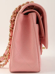 2004年頃製 キャビアスキンクラシックフラップチェーンバッグ25cm ピンク