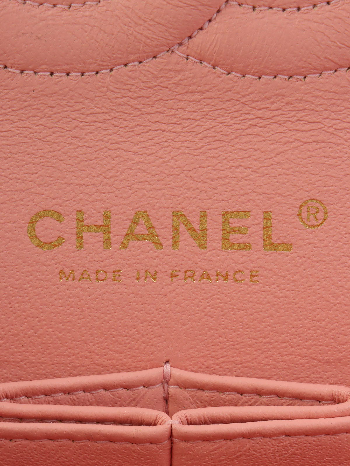 2004 Caviar Skin Classic Flap Chain Bag 25cm Pink