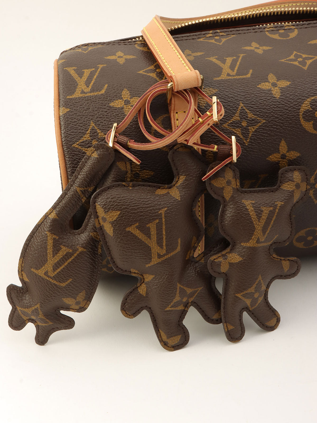 2008 Comme des Garçons Collaboration Canvas Monogram Papillon 26 Brown