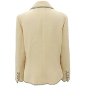 2005 Wool CC Mark Emblem Patch Jacket #42 Beige