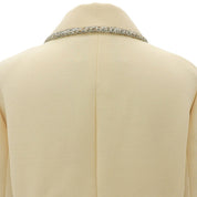 2005 Wool CC Mark Emblem Patch Jacket #42 Beige