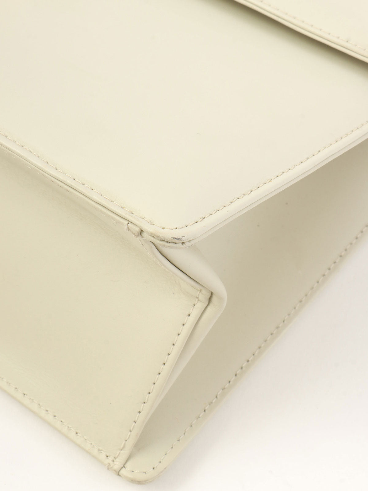 ロゴプレート2wayバッグ オフホワイト