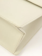 ロゴプレート2wayバッグ オフホワイト