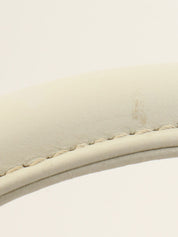 ロゴプレート2wayバッグ オフホワイト